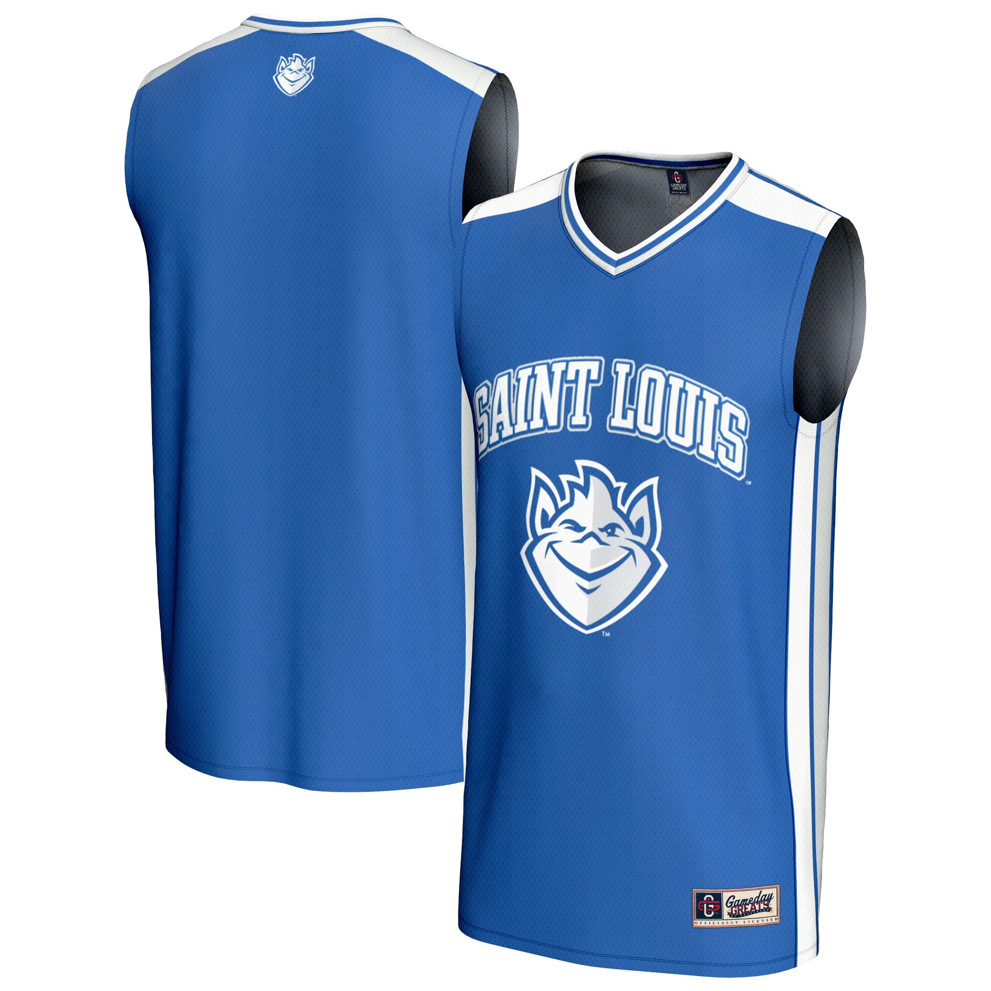 [NJP] Saint Louis Billikens GameDay Greats Unisex Spirit Basketball Jersey - Blue