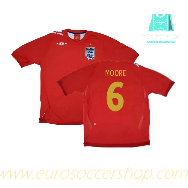 England NT Match Quality Away Football Shirt (MOORE 6)