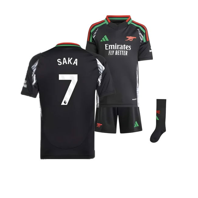 2024-20 Arsenal Away Shirt with Saka 7 L M S
