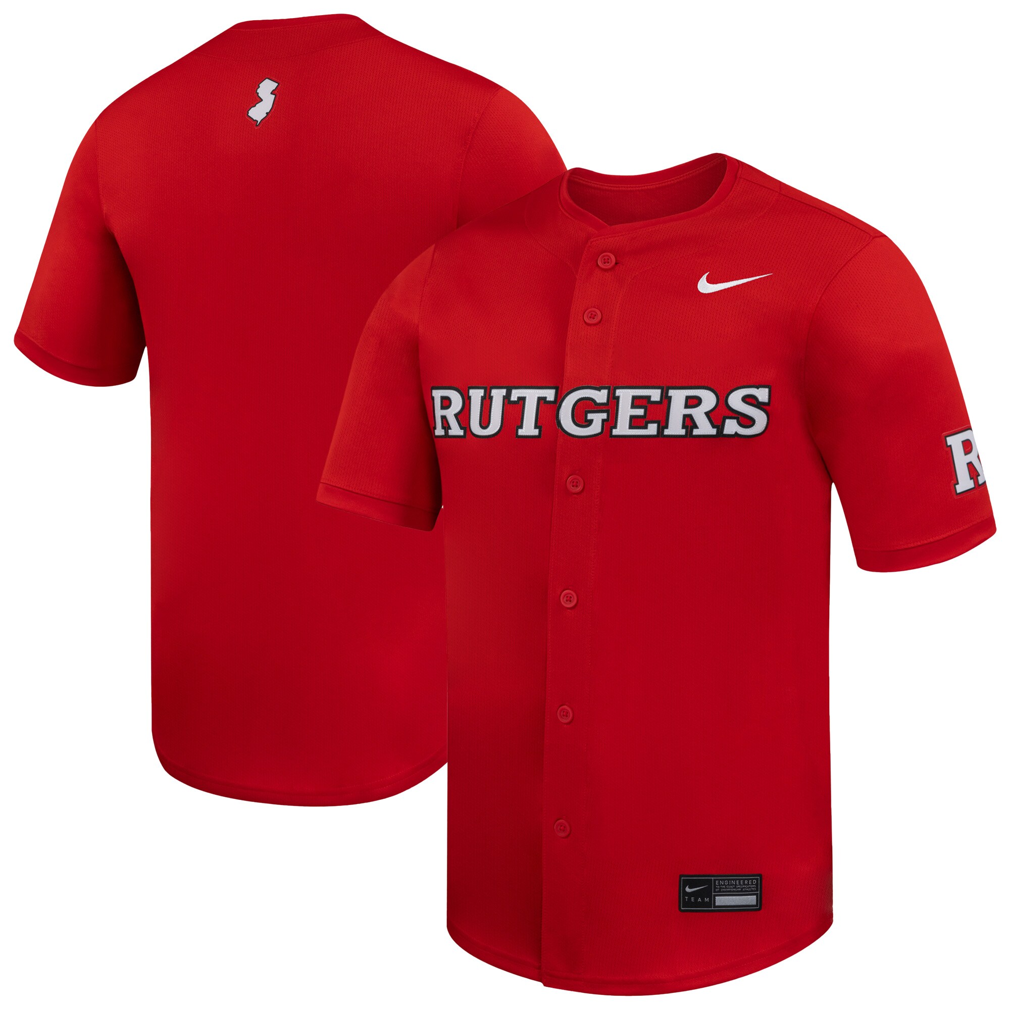 [DDG] Rutgers Scarlet Knights Limited Baseball Jersey - Scarlet