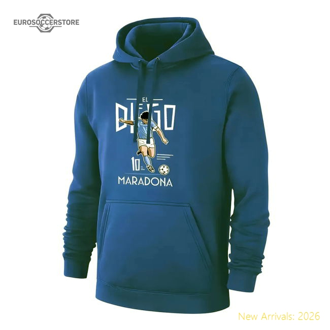 La Albiceleste El Diego 21 Footer With Hood Blue - Competitive Price