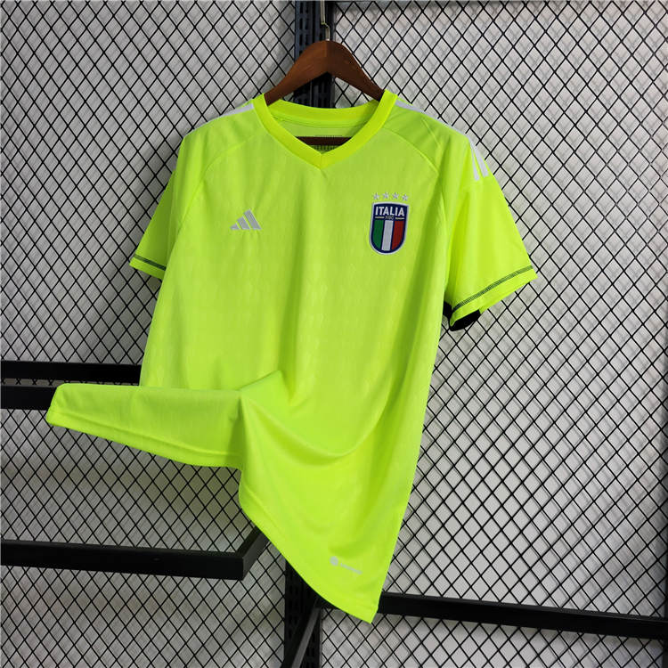 Genuine Genuine Breathable 2023 Italy Goalkeeper Jersey
