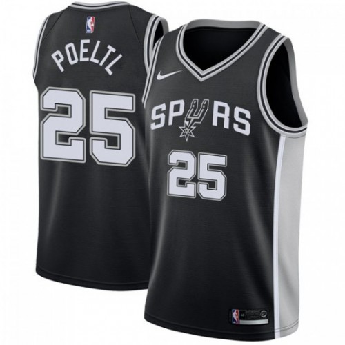 Clippers Black Antonio Spurs #25 Nike Jersey - On Sale Game Day Wear