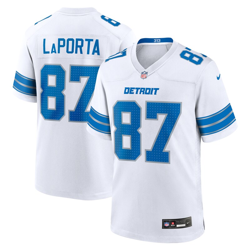 None Sam LaPorta DET Lions Championship Top-Grade Jersey Game Day Wear