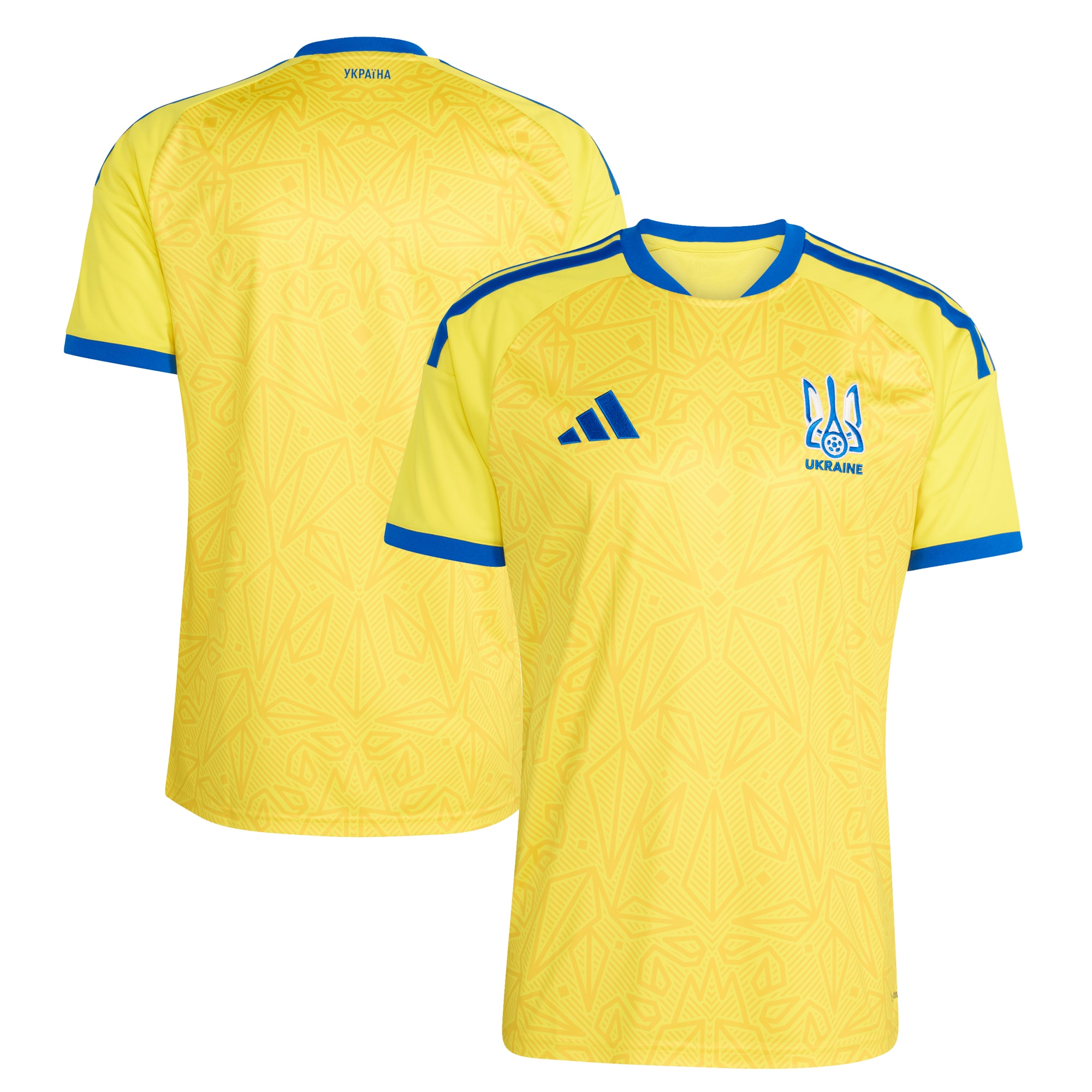 [SJH] Ukraine National Team 2026 Home Replica Jersey - Yellow