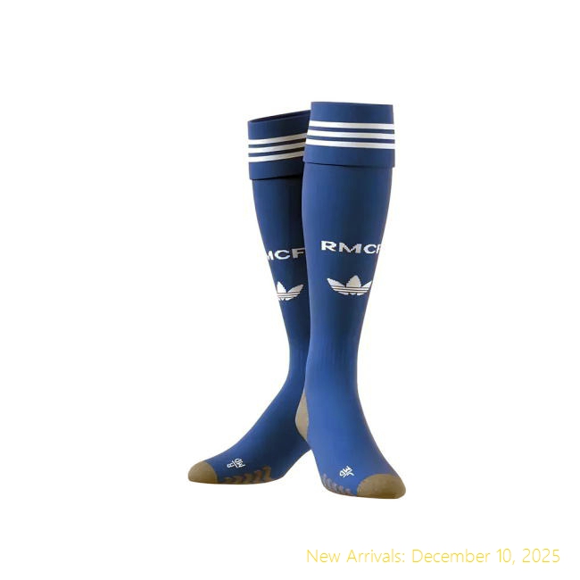 2025-2026 Real Madrid Third Socks - Performance Jersey - Blue Color