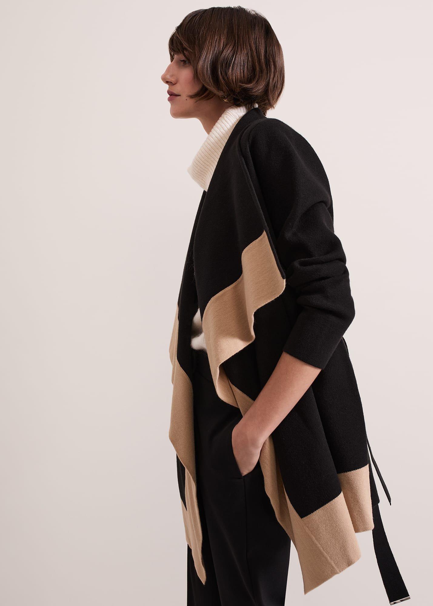 Rae Waterfall Colour Block Cardigan