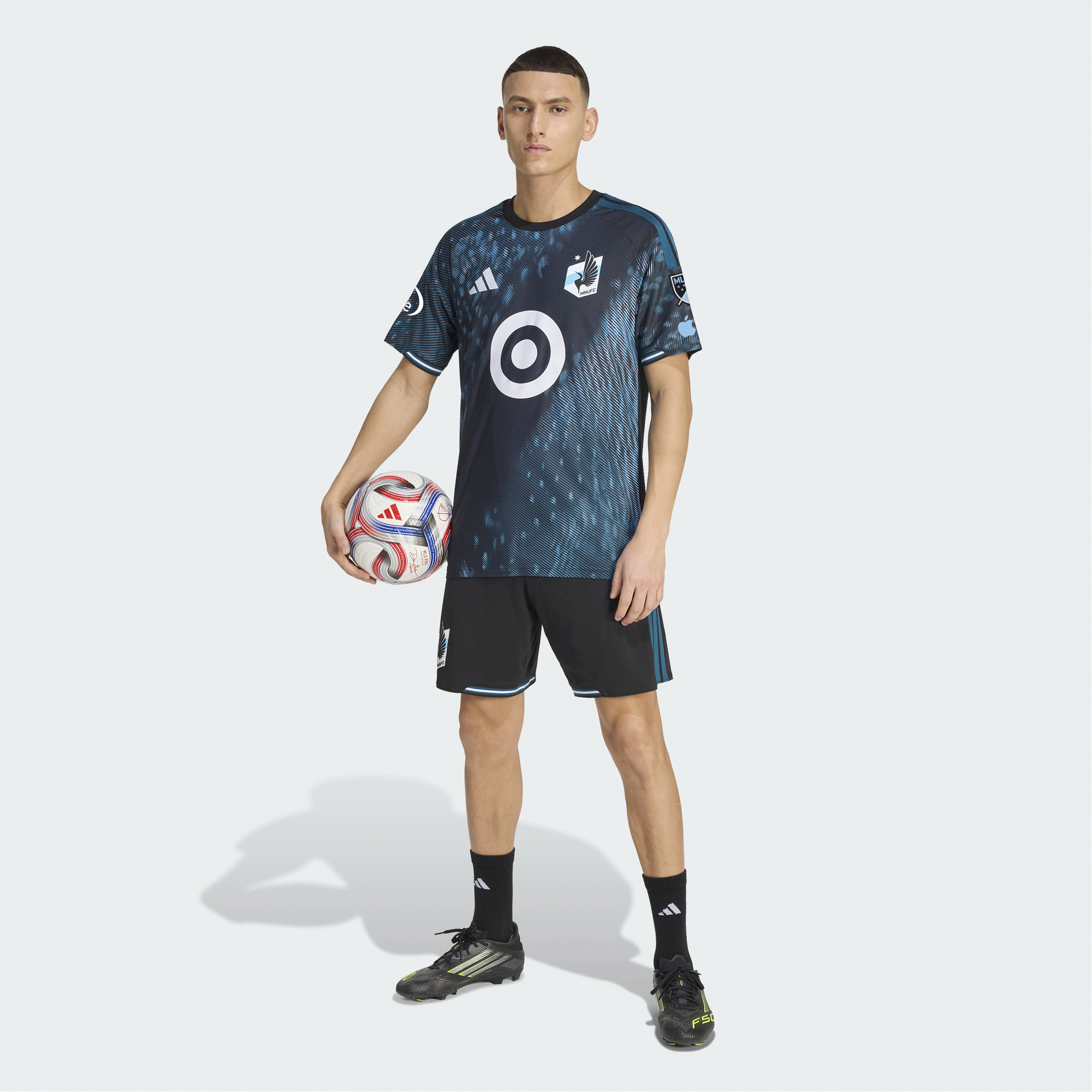 [JED] Minnesota United FC 2026 The Decade Kit On-Field Authentic Patch Jersey - Black