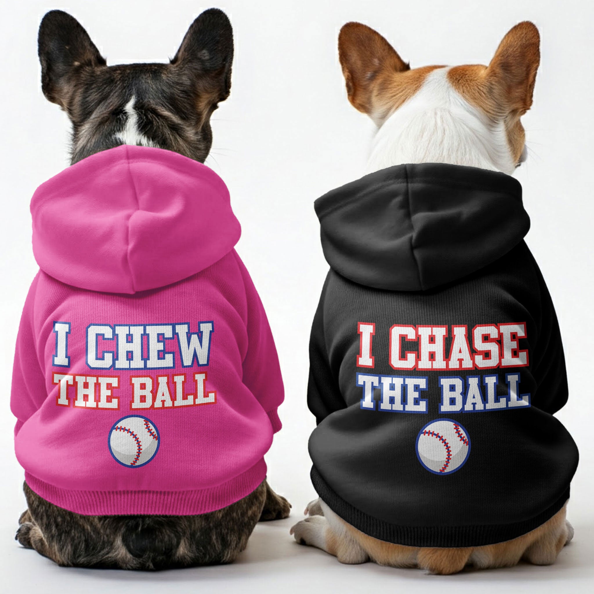 French Bulldog I Chew The Ball And I Chase The Ball Matching French