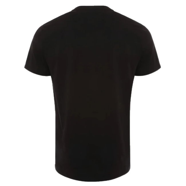 Liverpool Black Raised Embroidery Print supporter T-Shirt (Unisex