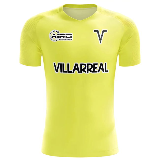 2025-2026 Villarreal Concept Training Shirt (Yellow) - Womens