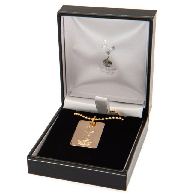 Tottenham Hotspur FC Gold Plated Dog Tag & Chain | Must-Have