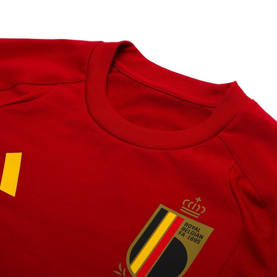 Belgium T Shirt Tiro 26 Travel World Cup 2026 Team Power Red