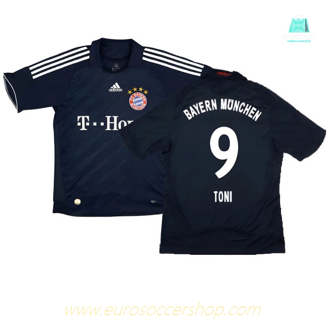 Bayern Munich 2008-10 Away Shirt ((Excellent) S) (Toni 9)