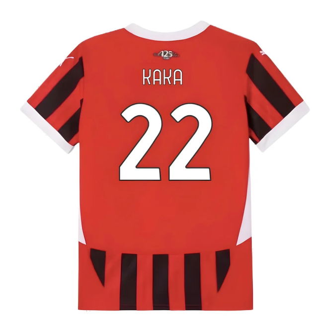 Acm Ac Milan Home Shirt Kids Kaka #22 Superior Craftsmanship Commi...