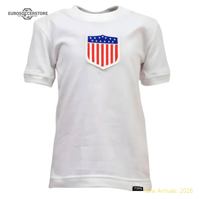 Kids USA Tee White