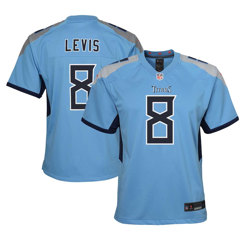 None Will Levis Record-Breaker TEN Titans Professional Jersey