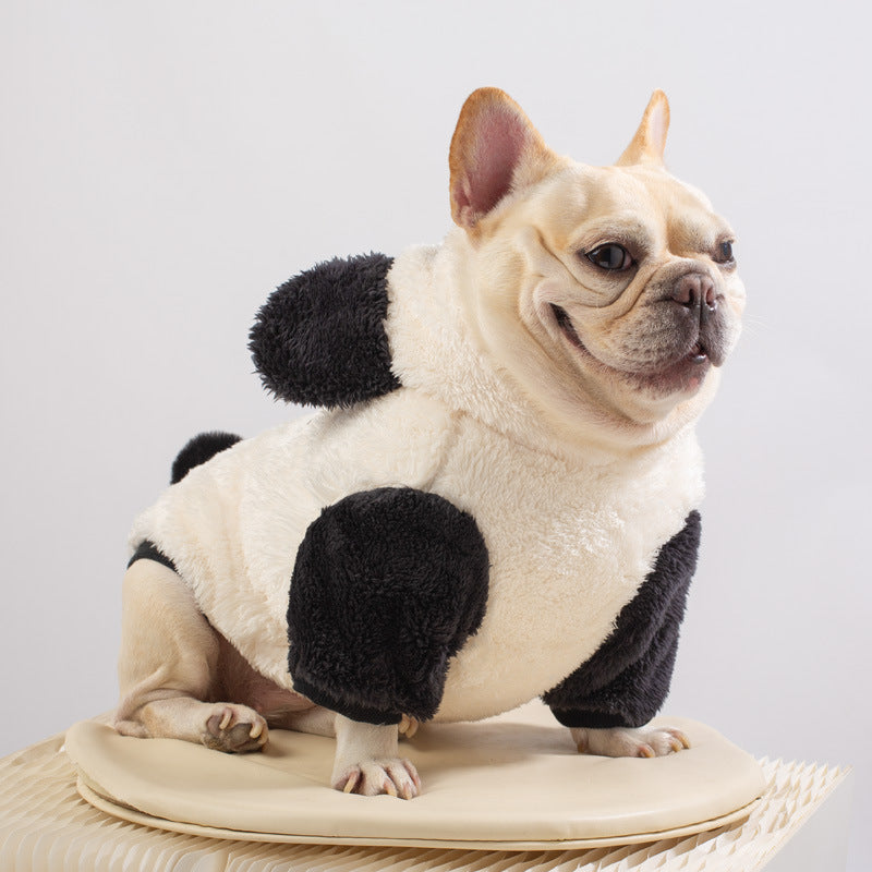 High-Quality Frenchie Warm Pet Sweater – Plush Thick Coat For Small B...