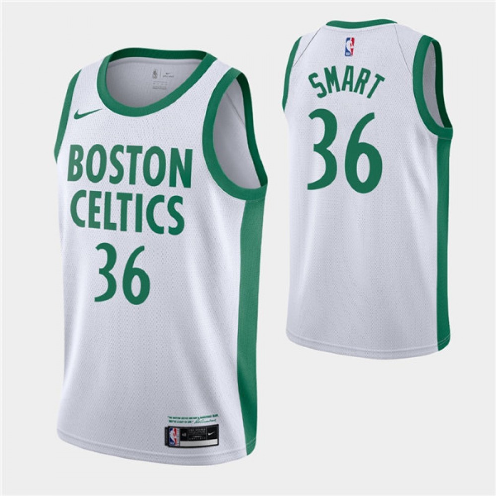 Performance 36 Boston Celtics White Jersey - City Edition - Game Day Essential