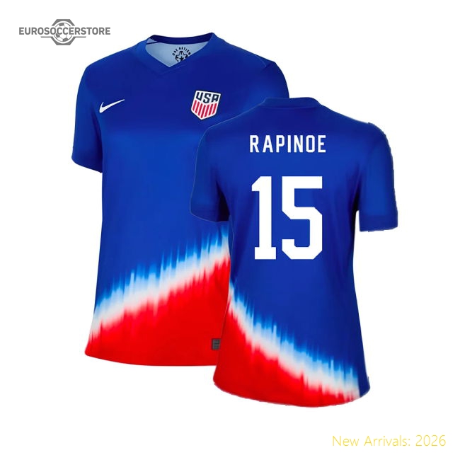 S Usa Female 2024 Away Jersey Shirt Football Fan Football Fan Gear