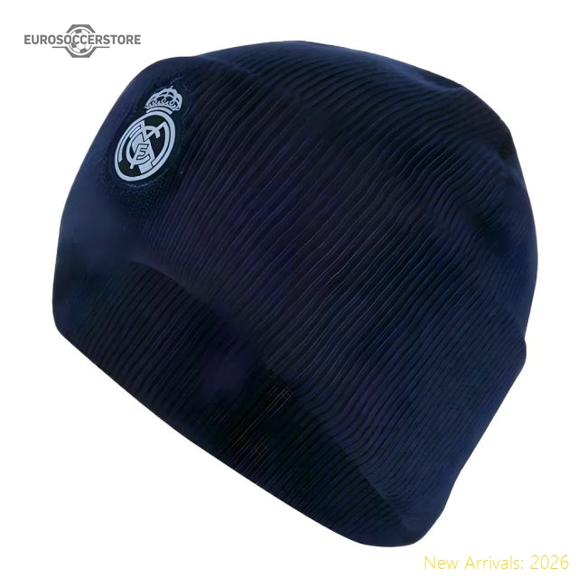 Match-Day Official 2024-2025 Real Madrid Woolie Hat (Navy)