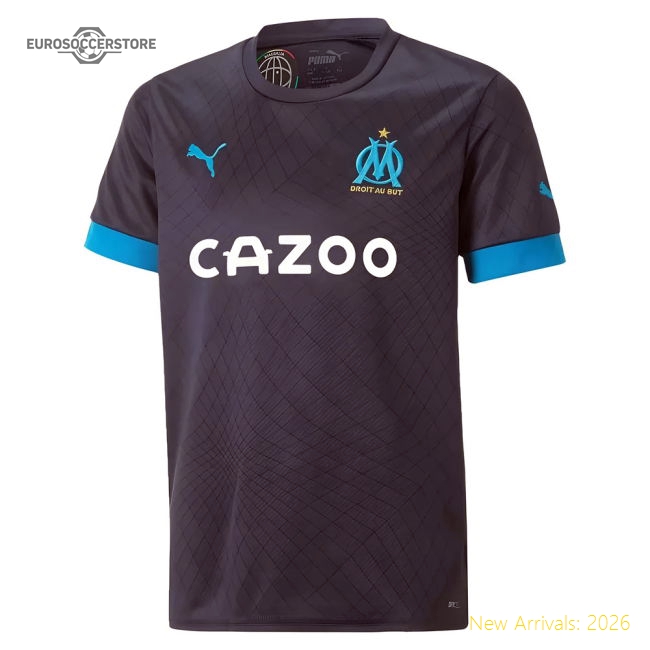 Top-Quality Match-Day 2022-2023 Marseille Away Shirt (Kids)