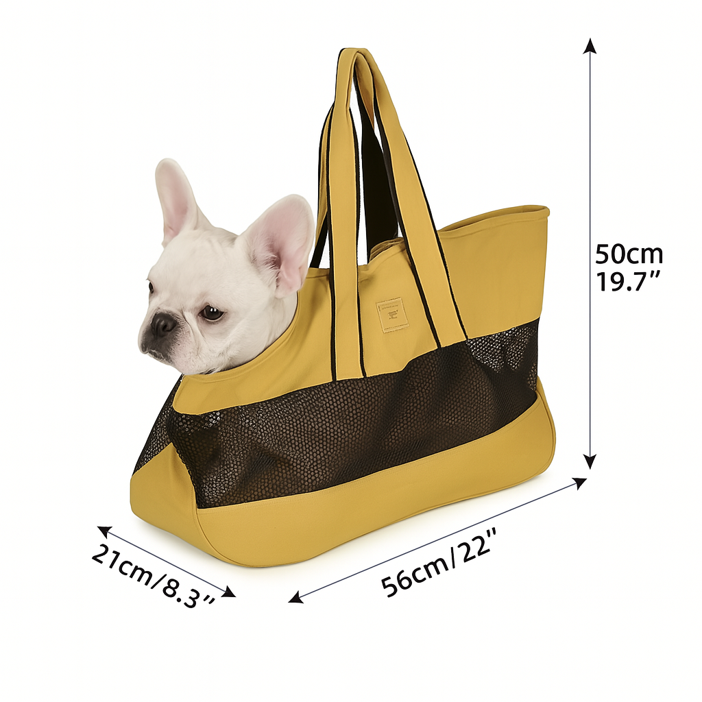 Bulldog Breathable Bag – Comfortable Dog Sling Carrier Summer Wear