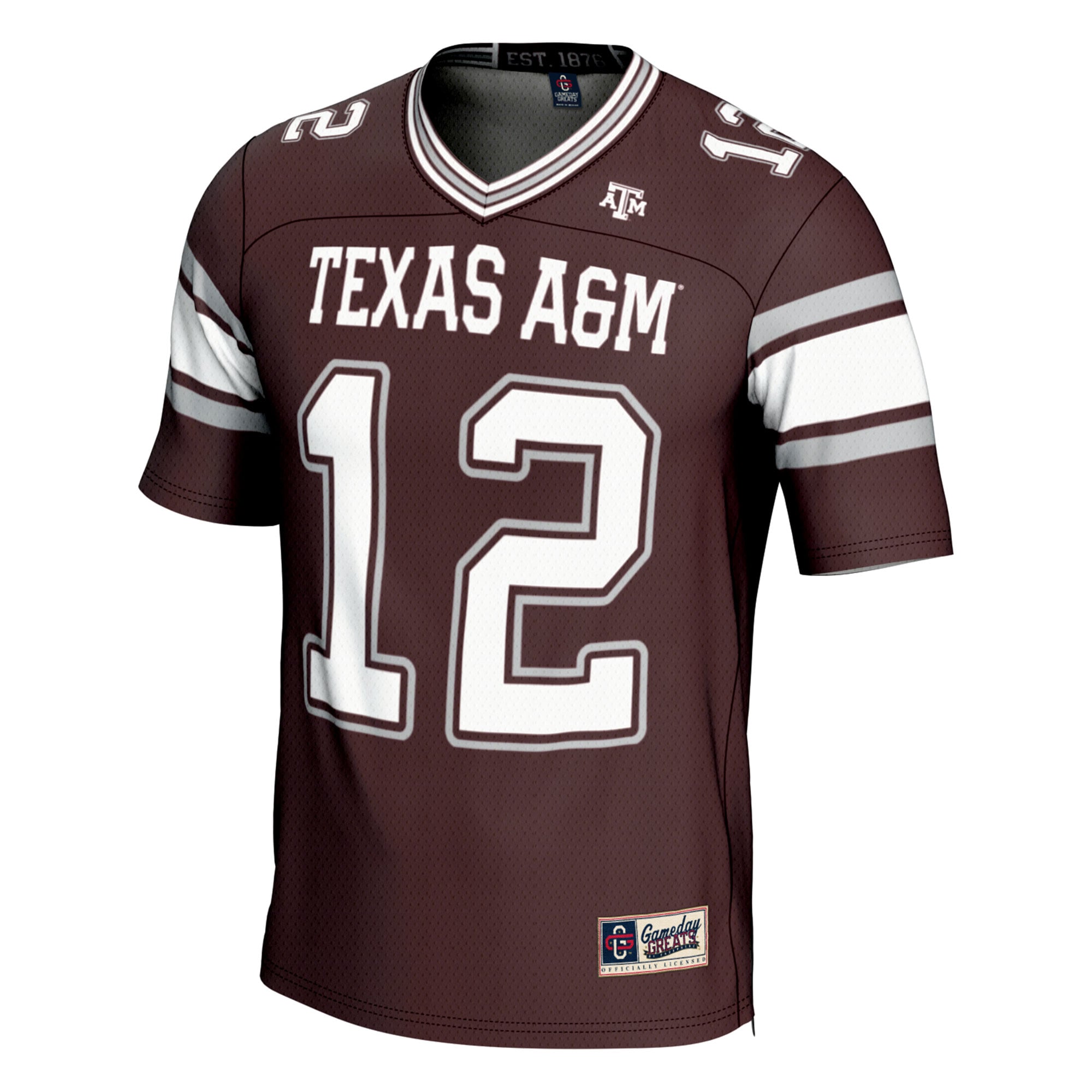 [DDG] Texas A&M Aggies GameDay Greats Football Lightweight Fashion Jersey - Maroon