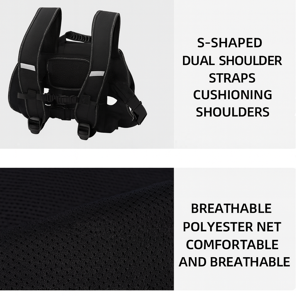 Frenchie Backpack Carrier – Adjustable Front Back Dog Carrier Indoor Use