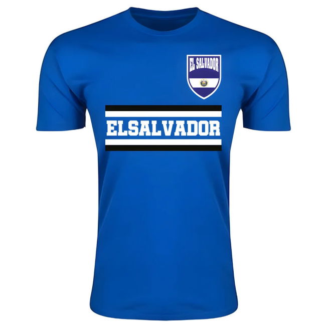 Pro-Grade El Salvador Core Football Country T-Shirt (Blue)