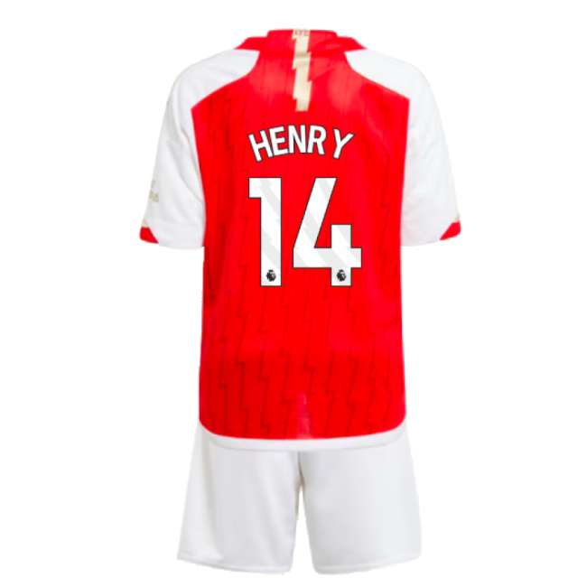 2023-20 Arsenal Home Football Shirt Henry Name Number L M S