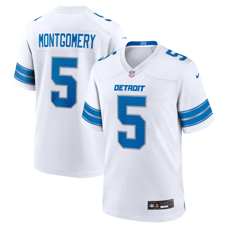 None David Montgomery DET Lions Stylish Top-Grade Jersey for NFL Fans