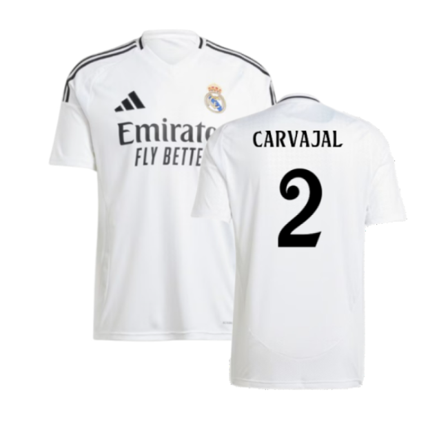 Real Madrid Carvajal Home Jersey Laliga Santander Adidas Climacool