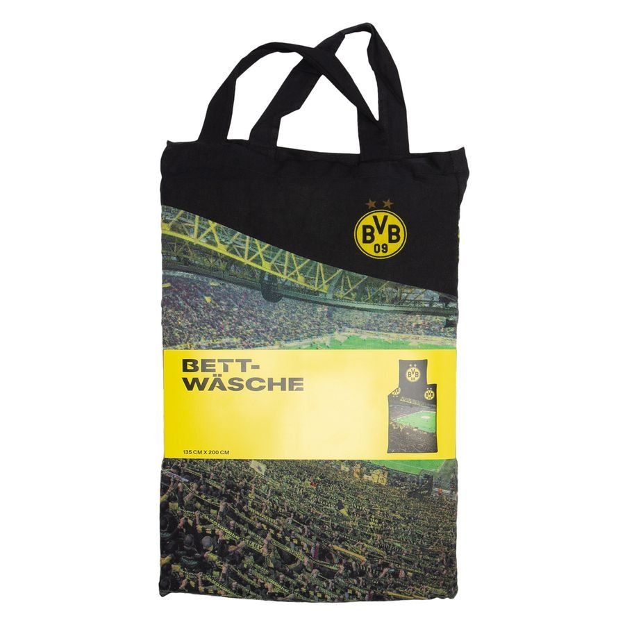 Dortmund Bedding Südtribüne Jet Black/yellow Adidas National Team Wear