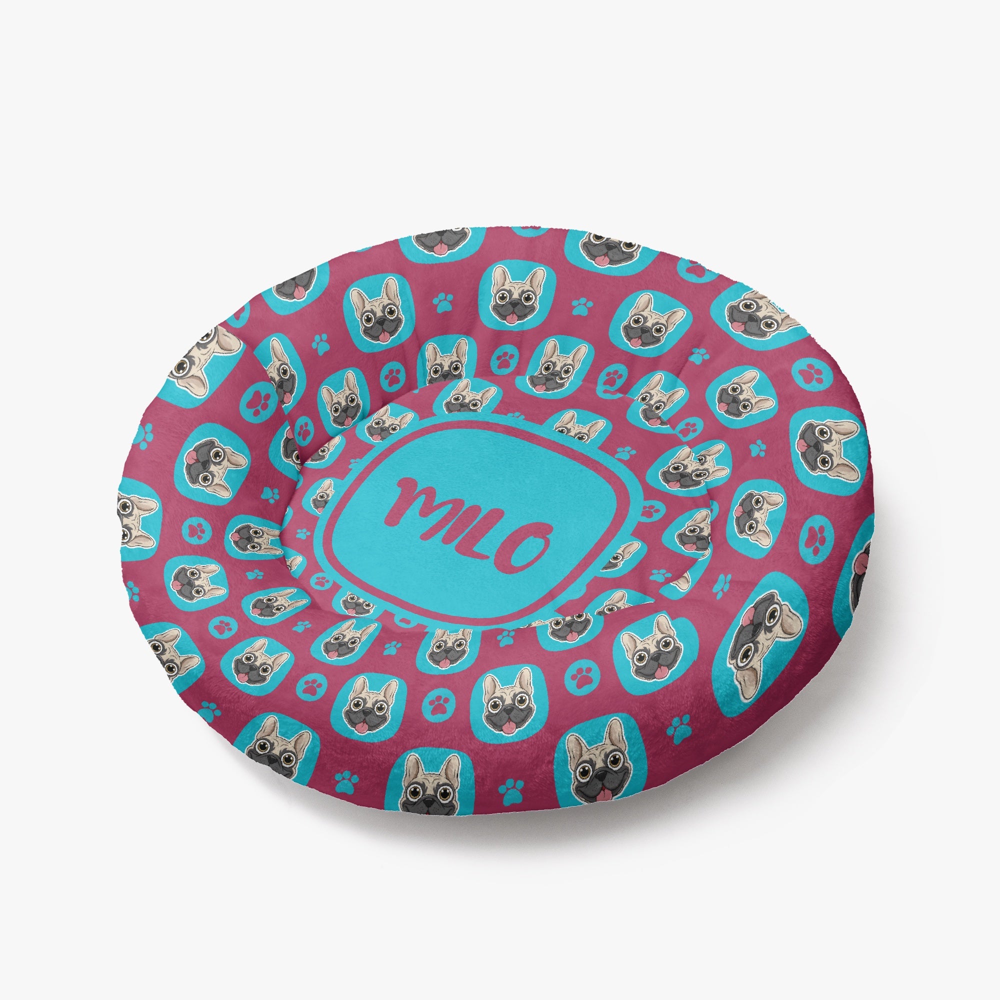 Soft Lincoln - Custom Cloud-comfort Frenchie Bed | Personalized Anti-...