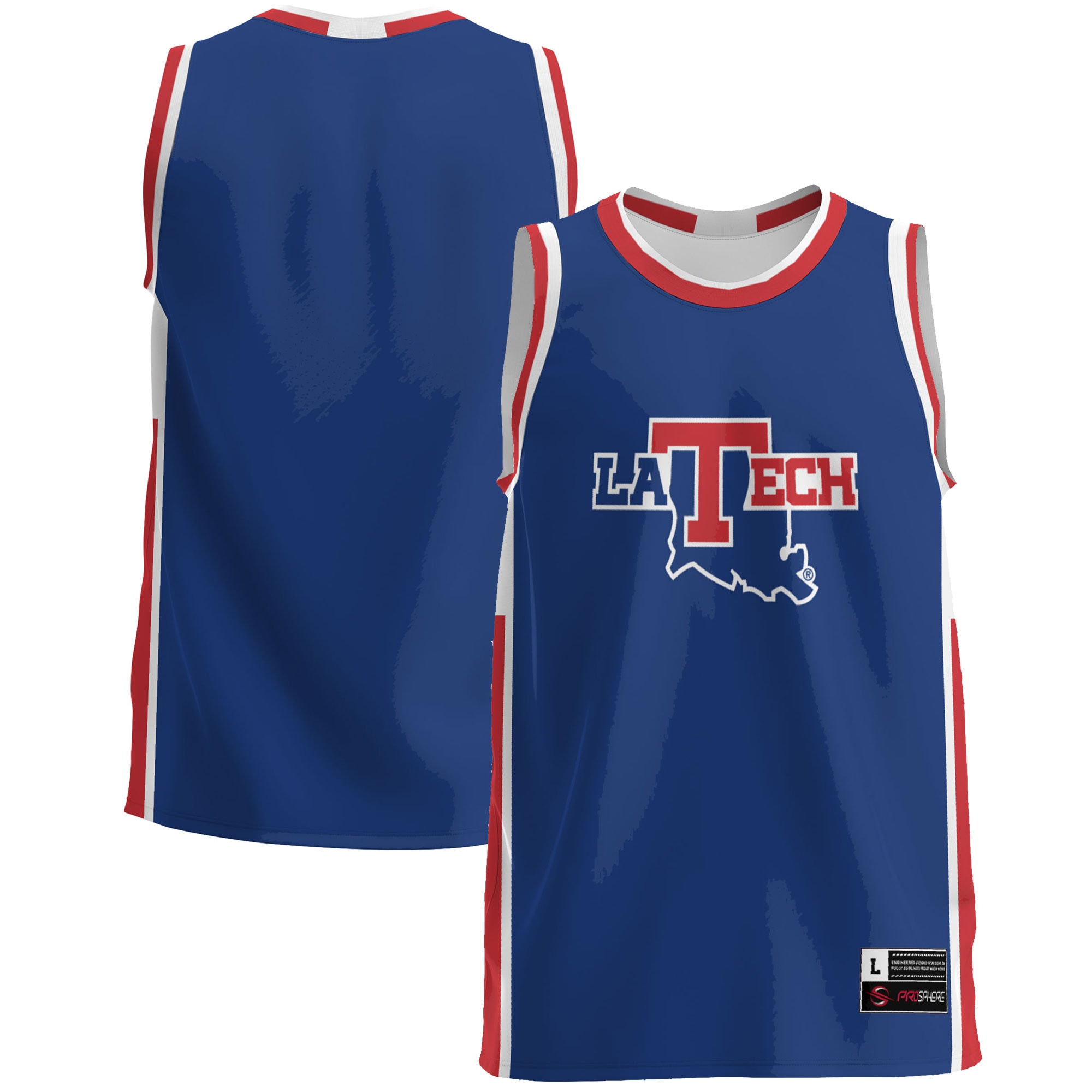 [DDG] Women's Louisiana Tech Bulldogs GameDay Greats Lightweight Basketball Jersey - Blue