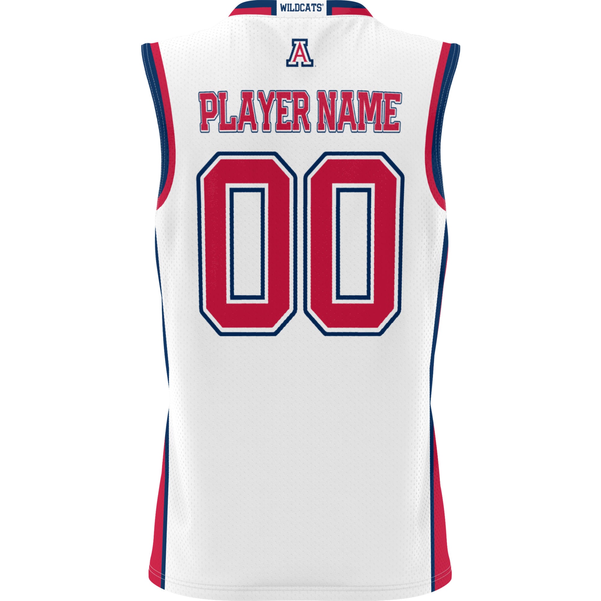 [NJP] Arizona Wildcats GameDay Greats NIL Pick-A-Player Men's Basketball Jersey - White