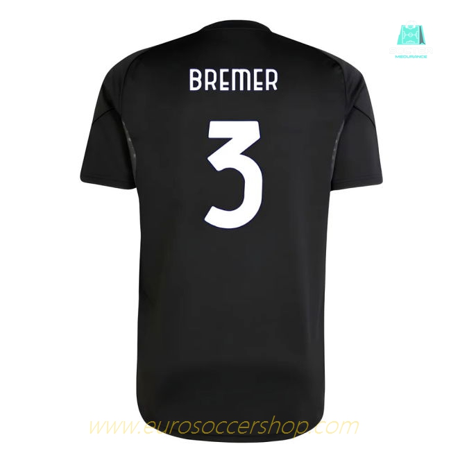 2025-2026 Juventus Training Shirt (Black) (Bremer 3)