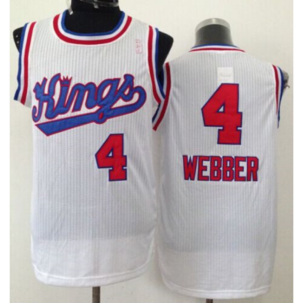 Exclusive Men's Sacramento Kings #4 Chris White Basketball Jersey
