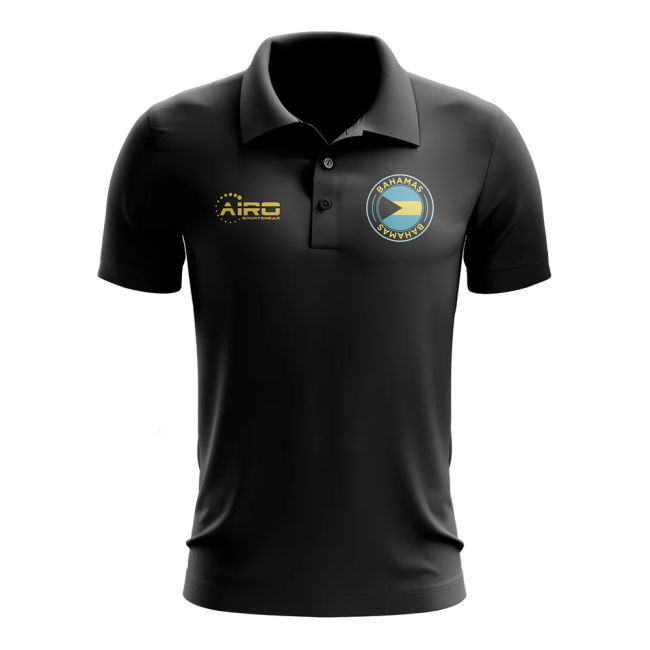 Limited-Edition Bahamas Football Polo Shirt (Black) Fan-Favorite