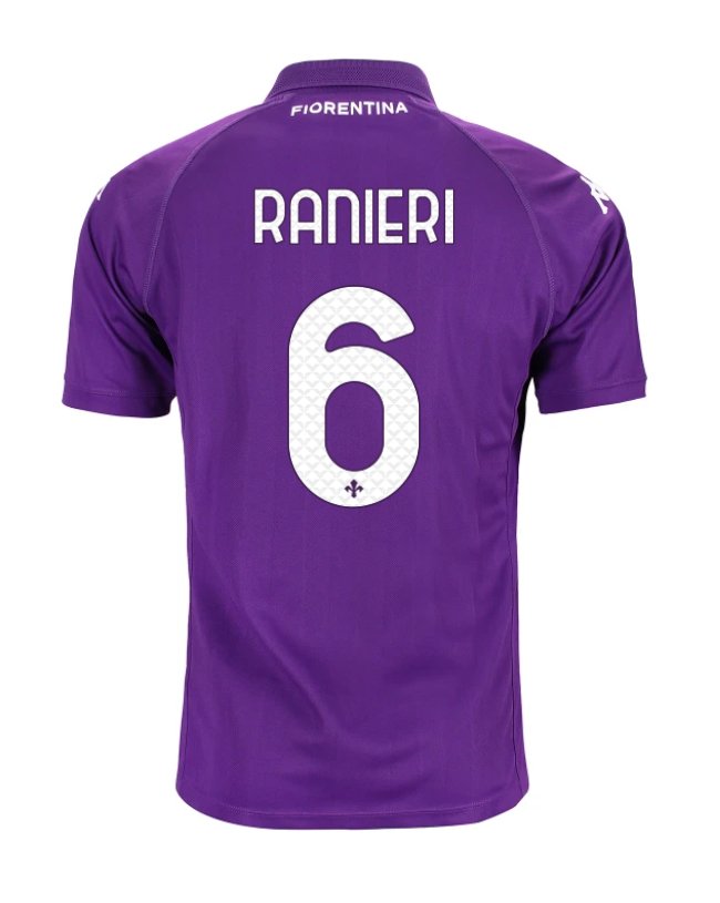 Fiorentina Home RANIERI 6 Football Jersey 24-25 Season