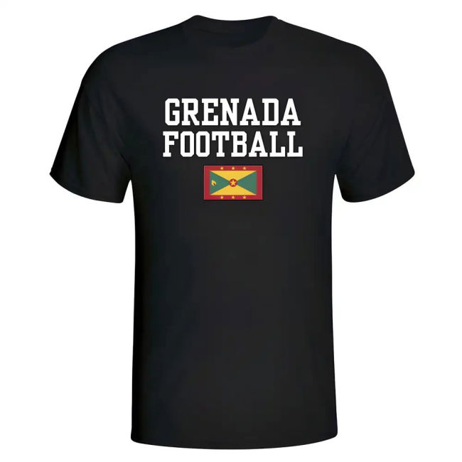 Fan-Favorite Premium-Quality Grenada Football T-Shirt - Black