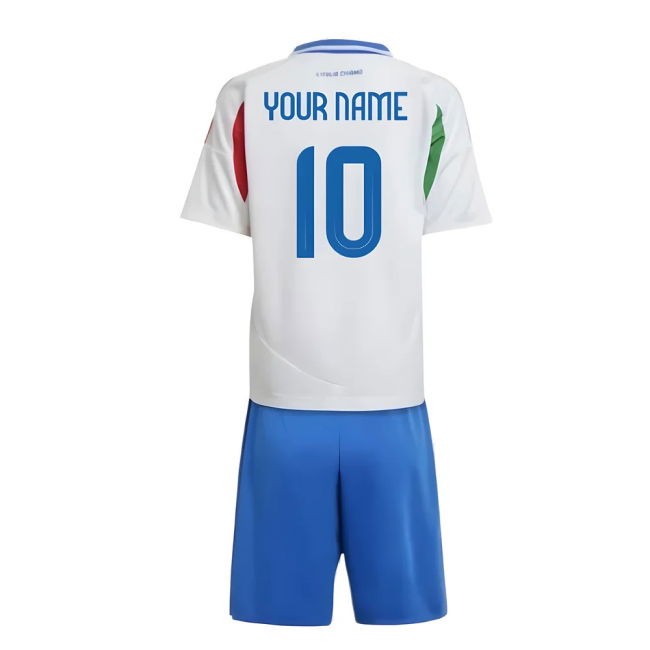 2024-2025 Italy Away Mini Kit (Your Name) Worldcup Premium