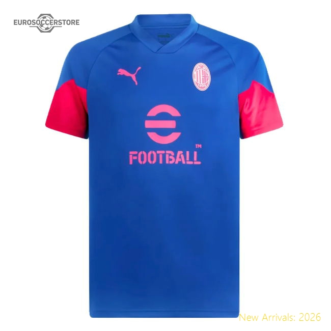 2023-2024 AC Milan Training Jersey (Royal Sapphire) (Pirlo 21)