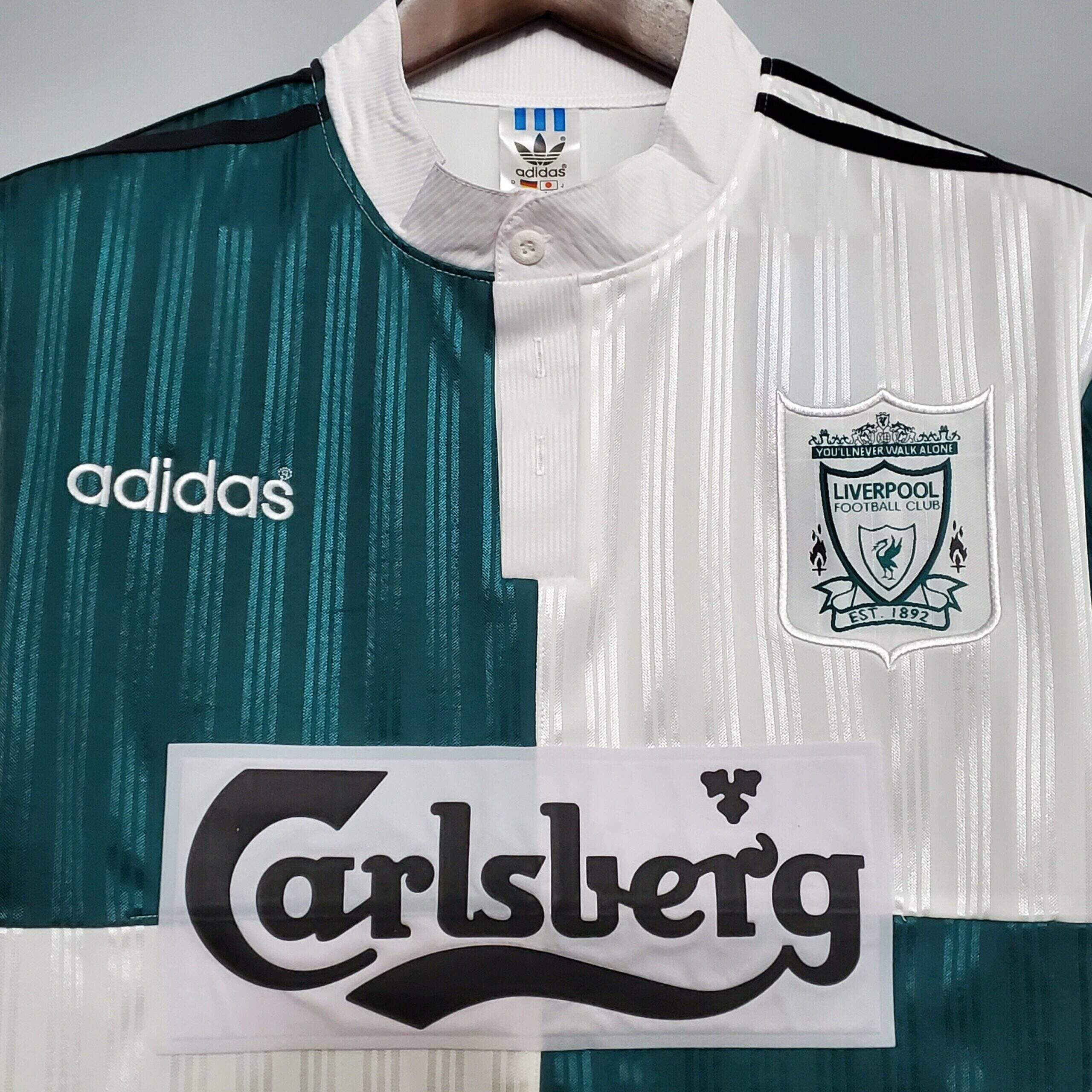 Cheap 1995-1996 Liverpool away retro kit