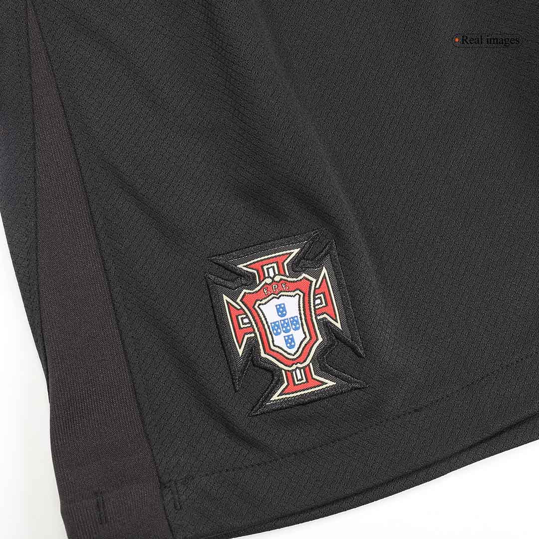 Portugal Away Soccer Shorts Euro 2024 Authentic Kit