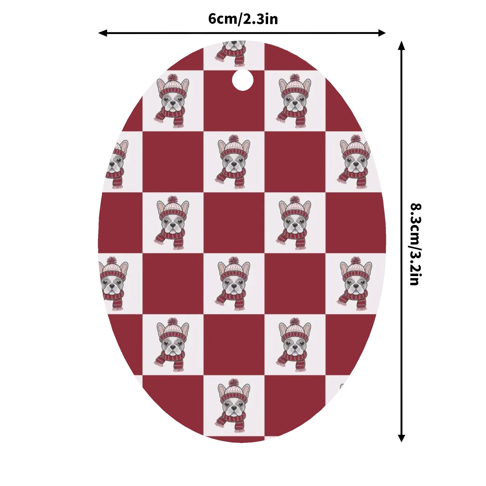 Comfortable Bella - Bulldog Christmas Ornaments Paw Protection