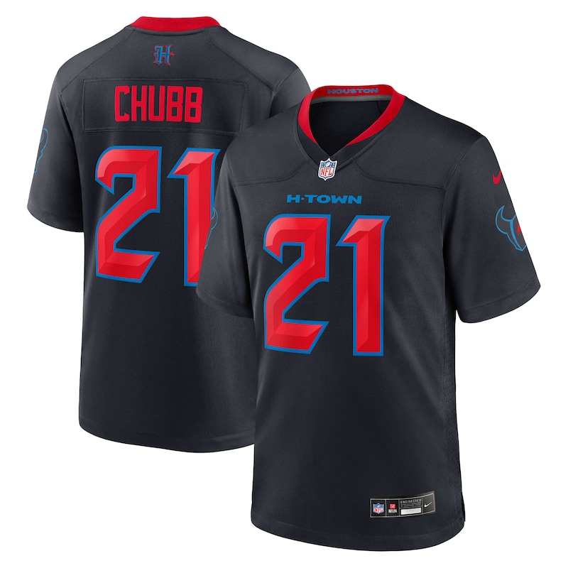 None Nick Chubb HOU Texans Modern Cost-Effective Jersey Football Appar