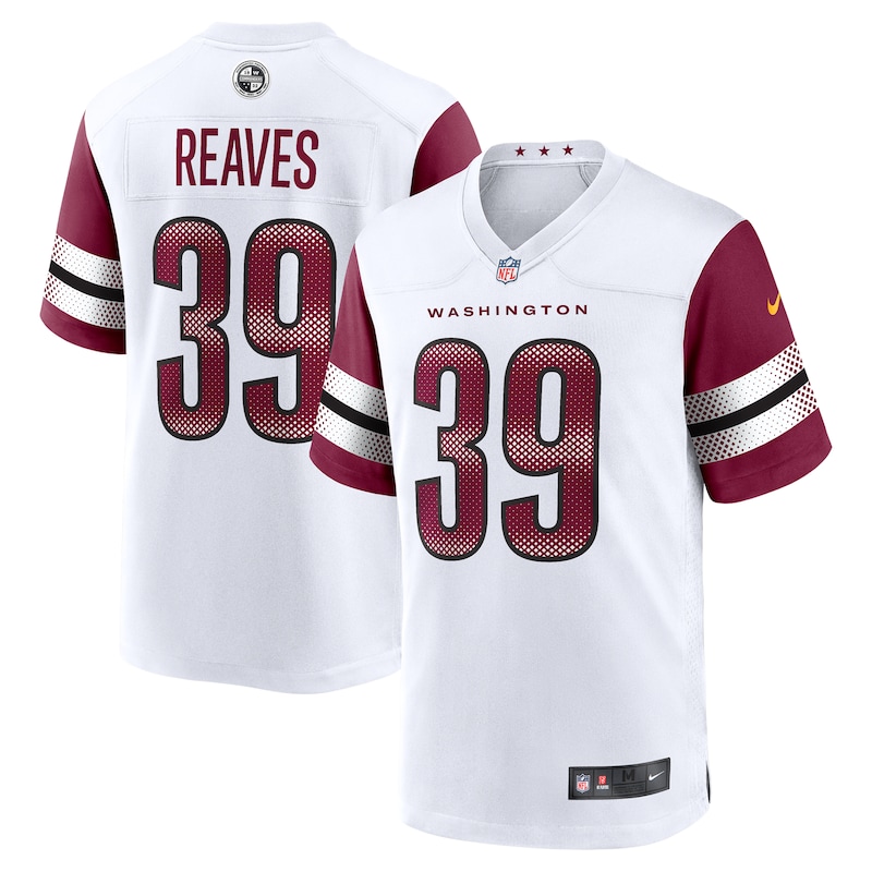 None Jeremy Reaves Washington Commanders Iconic Game Jersey Game Day W