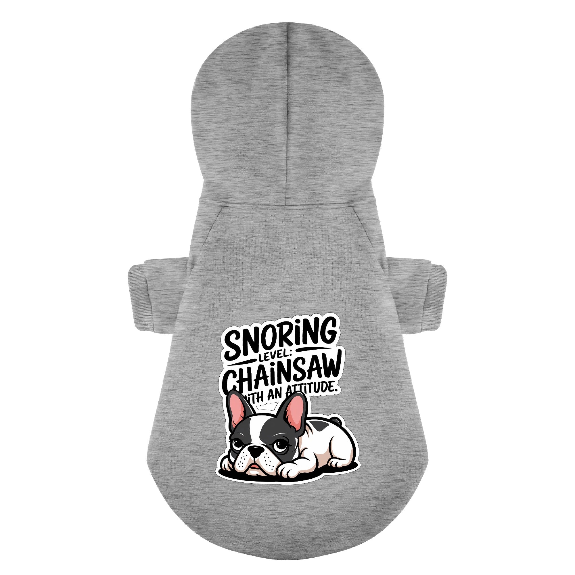 Snoring - Personalized French Bulldog Hoodies with Funny Quotes – Stylish, Cozy, and Premium 100% Cotton
